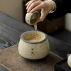 Contenedor Rojo de Residuo de Té Flintstone para Uso Doméstico, Lavabo de Mesa con Tapa, Contenedor de Agua de Té, Cubo de Agua Residual, Accesorio para Ceremonia de Té, Lavavasos