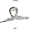 Pinza para el pelo de espiga de trigo de alta calidad para mujer, pinza de tiburón grande exquisita, pinza para el pelo, pasador trasero para mujer