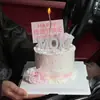 2026 Decoración de Pastel de Clavel para el Día de la Madre Adorno Perla TARJETA DE FELIZ DÍA DE LA MADRE Mom