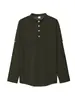 Sitio web independiente TK transfronterizo europeo y americano camisa polo de manga larga para hombre verano casual transpirable botón cuello mao polo a cuadros