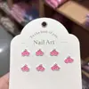 Decoração de Manicure em Resina Óculos Estereoscópicos Joias para Unhas DIY Brincos Capa de Celular Acessórios de Unha Vestíveis