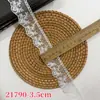 Ribete de Encaje Bordado de Seda de Leche de Malla de 4 cm Accesorios para Ropa DIY Collar y Ribete de Falda de Encaje Soluble en Agua