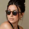 Nuevas Gafas de Sol Cuadradas con Tachuelas para Mujer, Estilo Europeo y Americano, Protección UV de Alta Gama, Gafas de Moda Tendencia