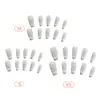 Novas Unhas Postiças Cat-Eye Verde Degradê Usáveis, Unhas Postiças Usáveis Estilo Girly Fashionável Cat-Eye Francês de Alta Qualidade, 30 Peças