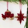 Pingente de Rena de Natal Aveludada Peça Sinal de Letra Floco de Neve DIY Decoração de Árvore de Natal Ornamento Pendurado Design Personalizado da Sua Própria Imagem