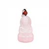 Suministro de transmisión en vivo Xinjiang Golden Jade colgante de marca de seguridad oveja grasa jade blanco hebilla de seguridad colgante Guanyin Buda collar