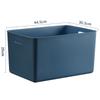 Caja de Almacenamiento de Plástico con Tapa Caja para Guardar Ropa Interior Calcetines en el Armario Contenedor para Guardar Bloques de Construcción de Juguete Cesta para Guardar Bocadillos Libros Ilustrados