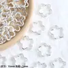Cuentas Espaciadoras Huecas de Metal Plateado de Aleación Accesorios para Pulsera Collar Hecho a Mano DIY Materiales para Abalorios Al por Mayor
