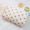 Versão coreana manta de gaze de 2 camadas bolsa fina para bebê toalha de banho de algodão infantil única lençol para cobrir bebê para sair