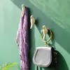 Ganchos decorativos creativos con forma de pájaro para paredes, dormitorio y detrás de las puertas; percheros de pared de un solo gancho tridimensionales para colgar ropa y sombreros; decoraciones sencillas para colgar en la pared