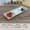 Estante de condimentos autoservicio para restaurante de hot pot Estante de madera para restaurante de hot pot Exhibidor Cuenco para verduras de imitación de porcelana de múltiples compartimentos Ingredientes para salsas de buffet de melamina