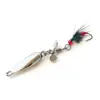 Kung Fu Fly con hélice giratoria y anzuelo spinner, modificado para la pesca con microseñuelos de río, aparejo de pesca con mosca para trucha y bagre