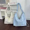 Bolso Versátil Grande de Hombro y Cruzado para Mujer Estilo Coreano Dulce y Moderno Modelo Nuevo 2026 para la Escuela y el Trayecto Bolso de Mano