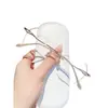 Gafas de Miopía Sin Montura para Mujer Se Pueden Equipar con Filtro de Luz Azul Pure Desire Armazones Oculares Planos Sin Montura Ultraligeros de Gama Alta