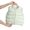 Ropa Infantil 2026 Nuevo Modelo Chaleco de Algodón con Relleno de Plumón para Niños con Cuello Alto, Chaleco de Algodón para Bebé de Abrigo, Chaleco Grueso y Lavable-Gratis