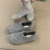 Todo Incluido Plus Terciopelo Cálido Invierno Nuevos Zapatos Birkenstock para Mujer Retro Slip-On Simples y Versátiles Zapatos de Algodón