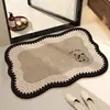 Alfombrillas de Baño de Dibujos Animados Lindas con Diseño Sencillo, Antideslizantes de Barro Diatomeas y Resistentes a la Suciedad para Entradas de Baño y Dormitorio, Al por Mayor
