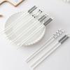 Palillos de Cerámica Simples, Fáciles de Limpiar, Resistentes a Altas Temperaturas, Saludables, Modernos, Alto Valor Estético, Uso Doméstico, Palillos de Porcelana Ósea, Venta al por Mayor, Alto Valor Estético