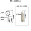 Gancho de techo de linterna gancho de tornillo de expansión de plástico gancho de hierro techo con anillo gancho de pregunta gancho de ojo de buey para lámpara gancho de ángulo recto
