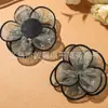 Hermosos Brillantes Elegantes Malla Lentejuelas Flor de Camelia Accesorios DIY Ropa Accesorios para el Cabello Broches Adornos Accesorios