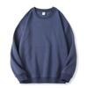Suministro Exclusivo Transfronterizo de Sudadera de Algodón y Mezcla de 320g con Cuello Redondo, Hombros Caídos, Casual, Moderna, Versátil, Corte Holgado, Engrosada, Color Sólido