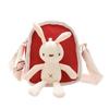Bolsa Infantil Estilo Coreano 2021 Outono e Inverno Bolsa de Ombro Coelho Simples Bolsa Crossbody Moda Meninos e Meninas Bebê Acessórios para Todos os Fósforos Bolsa
