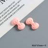 Cor Macaron Fosco Borboleta Laço Resina Pequenos Acessórios Artesanal DIY Adesivos para Copo de Água Fivela de Sapato com Furo Acessórios de Joia