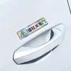 # Puerta Eléctrica de Succión Automática, Cierre Suave de la Puerta, Pegatina Decorativa para Coche, Elevación Eléctrica, Por Favor No Tire Manualmente, Adhesivo Trasero Transparente de Advertencia