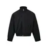 Nueva Chaqueta de Hombre Primavera 2025 Versátil de Gama Alta Holgada Estilo Americano Cuello Alto Fresca Chaqueta de Piloto