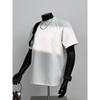 Camiseta Masculina Manga Curta Gola Redonda 2025 Nova Cor Sólida Molde Falso Foto Real Camiseta Casual Masculina Moda Masculina Casual Esportiva Camiseta Masculina