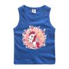 Chaleco Infantil Verano 2022 Nuevo Pony Delgado Camiseta Interior Estampada para Niños y Niñas Camiseta sin Mangas