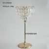 Adereços de Casamento Barra de Gelo de Cristal Decoração de Flores de Mesa Salão de Casamento Arranjo de Flores de Mesa Vaso Europeu Enfeites de Ferro