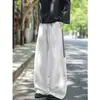 Otoño 2026 Nuevo Pantalón de Chándal Holgado a Rayas Deportivas Americanas con Cordón y Parches Estilo TikTok para Hombre Tendencia