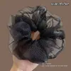 Goma para el pelo fruncida de estilo casual para mujer, banda elástica de alta gama para el cabello, nuevo accesorio para el cabello estilo coreano 2026 para peinados de moño