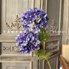 Impresión 3D de hortensias de madera de dos cabezas para decoración de auditorio de bodas, diseño de pared de hortensias, arreglo floral, hermoso paisaje Chen, simulación de flores