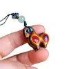 Colgante Cadena para Teléfono Móvil de Madera Arcoíris Zodíaco Tallado en Madera Pintada Colgante Zodíaco Accesorios Colgante