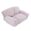 Sofá para mascotas extraíble y lavable, gran perrera de invierno cálida y de sueño profundo, sofá grande para perros, cama a rayas para perros, nido para gatos