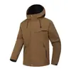 Jaqueta de Moda Casual Corta-Vento e Impermeável de Caimento Solto para Homens e Mulheres, Roupa Versátil para Montanhismo, Jaqueta de Casal para Uso Externo no Outono e Inverno