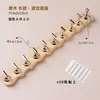 Base de Práctica para Uñas Estilo Japonés, Soporte de Madera Minimalista para Uñas, Reposamuñecas Metálico, Soporte para Puntas de Uñas, Herramienta de Tablero de Práctica de Uñas Portátil