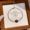 Pulsera con Colgante Redondo de Estrella de Circonita Super Brillante, Diseño Único y Exquisito, Joyería de Lujo Ligero y Sensación de Alta Gama