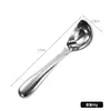 Cuchara para helado de acero inoxidable 304, una herramienta para helado, cuchara para helado de mango largo que se derrite sola, creador de bolas de fruta