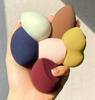 Han Ru Jelly Party Beauty Egg Macio Q-elástico Sem Látex Almofada de Ar Esponja para Base Seca e Úmida Uso Duplo Cabelo Aleatório