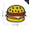 Etiqueta de Bordado Computarizado Yuanda Coca Cola Hot Dog Paleta Adhesivo de Tela Bordado Adhesivo de Tela Accesorios de Ropa Adhesivo Bordado Parche Adhesivo