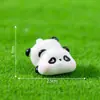 Pelúcia de Panda Fofo com Decorações DIY de Bambu Acessórios para Pendurar Carro Mesa Paisagem em Miniatura Pequenos Enfeites
