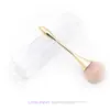 Brocha de maquillaje suelta de cintura pequeña y caliente, juego de brochas de maquillaje con mango de oro rosa, brocha de miel de cabeza grande, herramientas de belleza