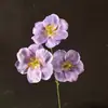 Tulipán artificial de tres cabezas estilo francés, decoración para la mesa del comedor, ramo de flores para bodas.