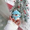 Bufanda Sombrero Pingüino Estuche Protector para AirPods Pro 1/2 Generación Estuche para Audífonos Bluetooth Apple AirPods4