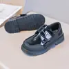 Zapatos de cuero estilo británico para niños, nuevo estilo primavera y otoño 2026, zapatos individuales elegantes de suela blanda para niños, zapatos de moda para bebés y niñas