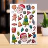 Pegatinas de Cristal Estéreo Navideñas Caricatura de Epoxi Lindas Pegatinas para Diario Festivo Decoración de Funda de Teléfono Móvil Pintura Adhesiva Venta al por Mayor