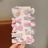 Presilha de Cabelo de Gatinho em Acrílico Doce, Fofa e Estilosa para Meninas, Grampo Versátil para Decoração de Franja